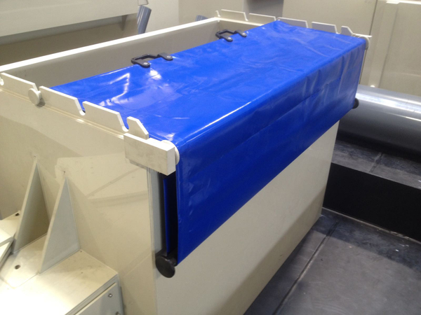 Procesbad met afdek zijl CKB Kunststof Installatiebouw