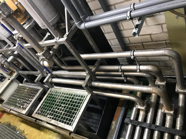 RVS leidingwerk CKB Kunststof Installatiebouw