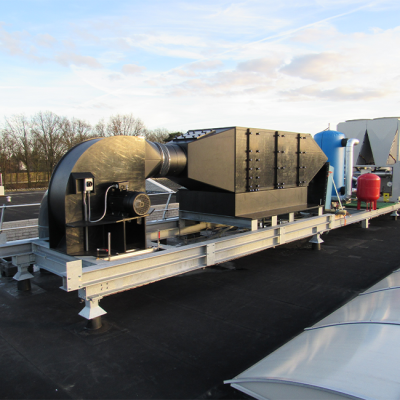 Horizontale Gaswasser Op Dak Ckb Kunststof Installatiebouw