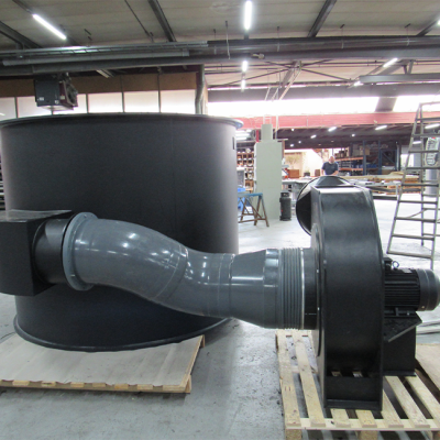 Koolstoffilter Met Ventilator Ckb Kunststof Installatiebouw