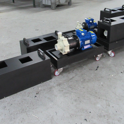 Mobiele Gp Pumps Magneetpompen Met Lekbak En Ombouw 