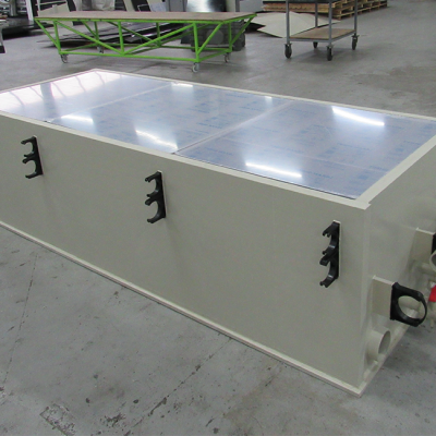 Filtersump Met Polycarbonaat Afdekking Ckb Kunststof Installatiebouw