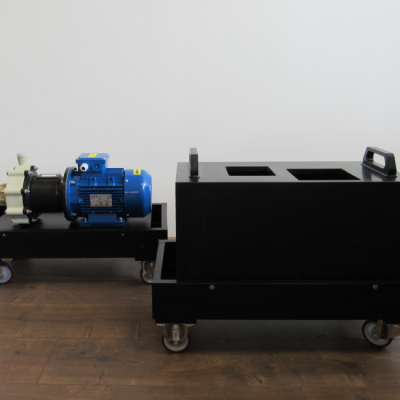 Mobiele Magneetpomp Met Lekbak Ckb Kunststof Installatiebouw