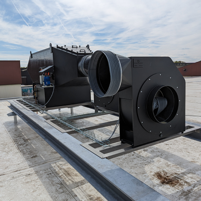 Gaswas Installatie In Aanbouw 