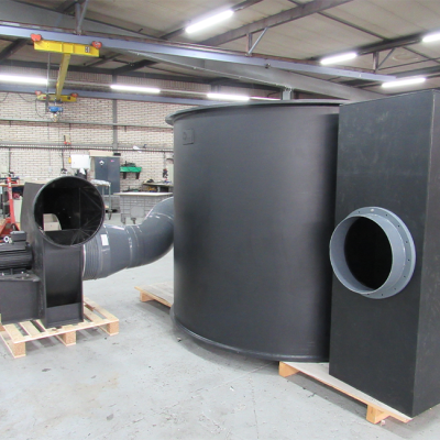 Productie Koolstoffilter Ckb Kunststof Installatiebouw